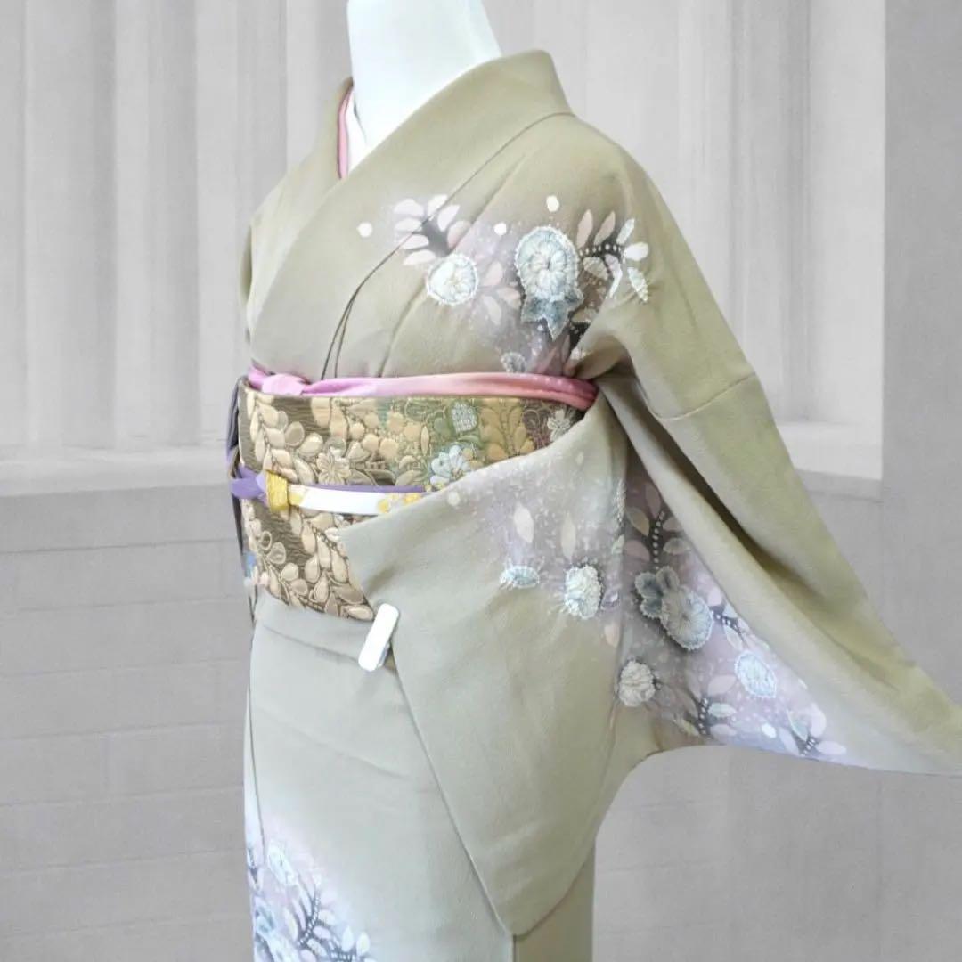 訪問着フルセット　正絹【260▪︎】入学式、　作家　辻が花