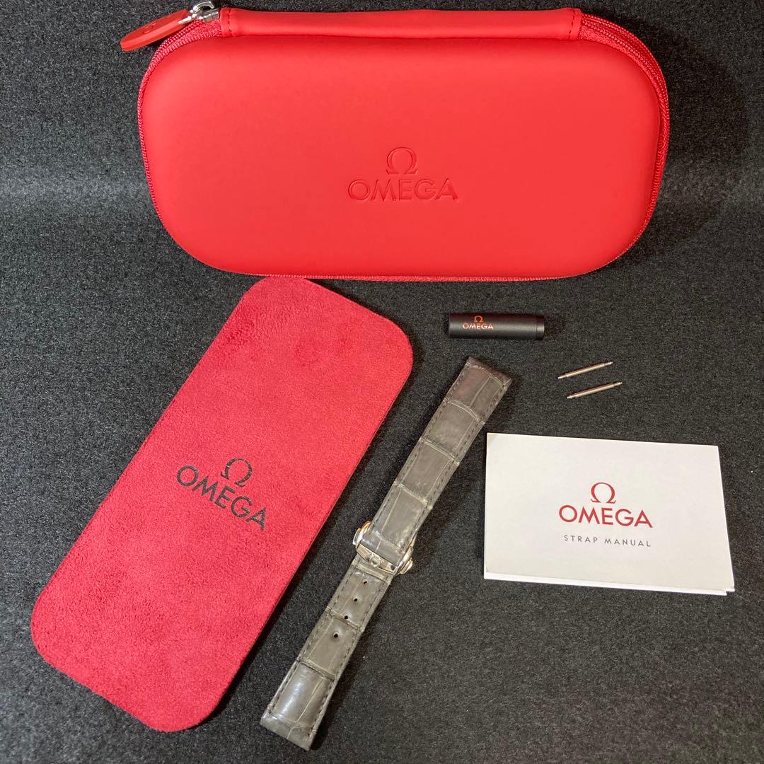 OMEGA オメガ 純正 アリゲーター レザー ブレス 19mm ベルト ブレス