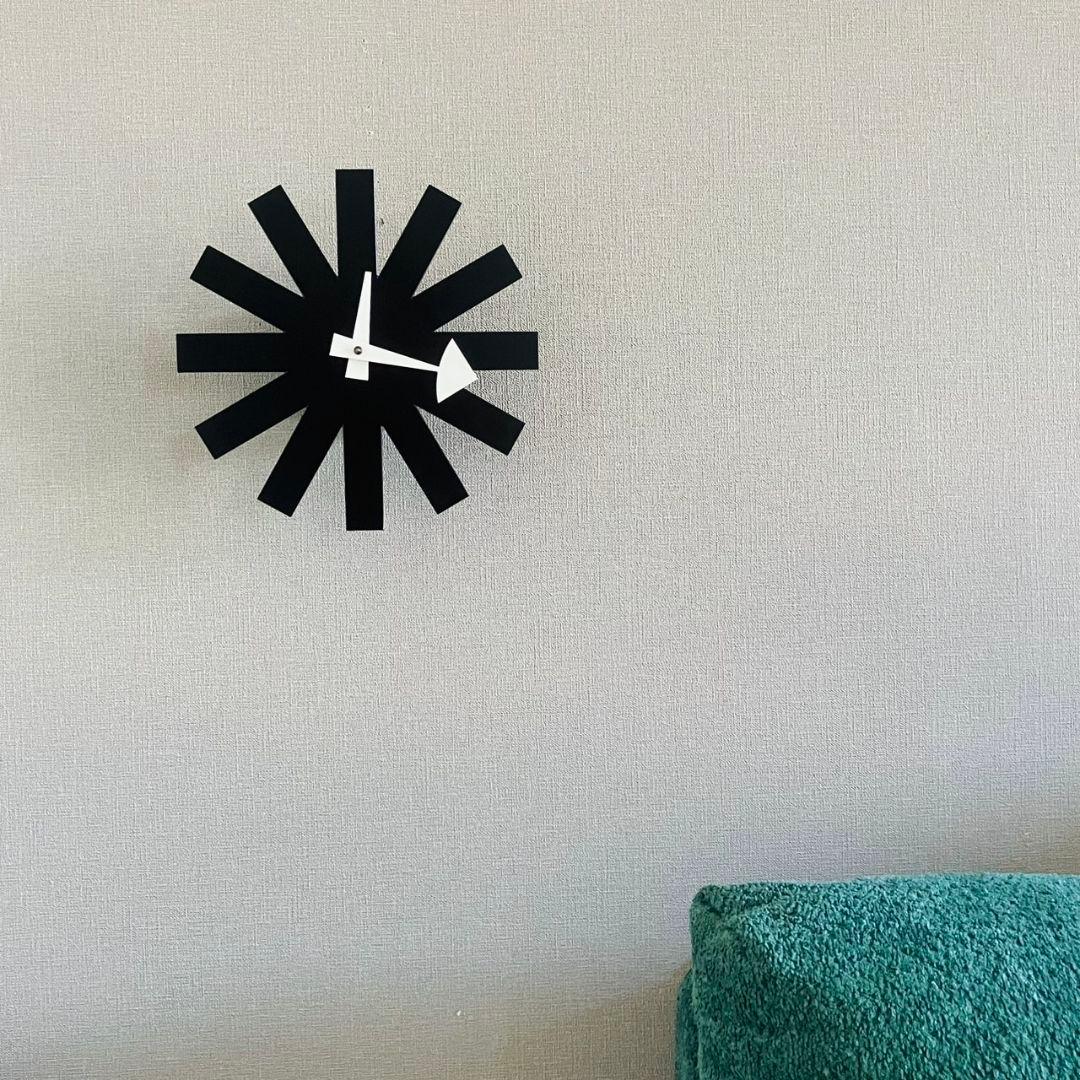 《正規品》ジョージ・ネルソン アスタリスククロック ヴィトラ《ブラック》