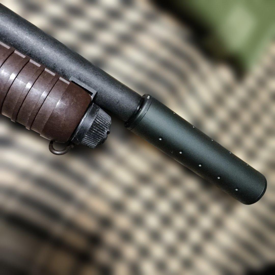 1 マルゼン製　CA870　エアーコッキングショットガン　サイレンサーホルスター