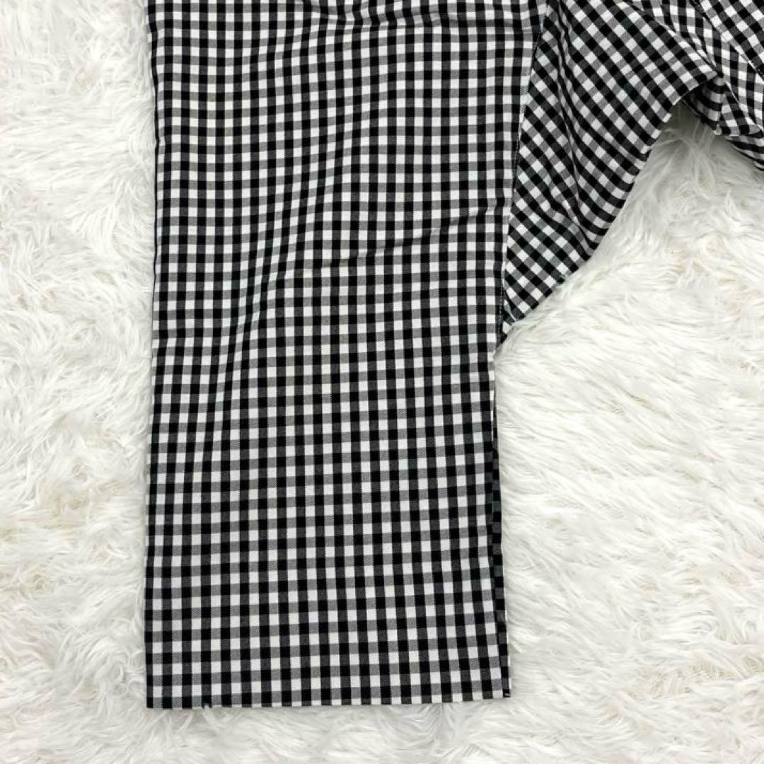 【美品】ガンリュウ・サルエルパンツ・ショートパンツ・ギンガムチェック・14SS