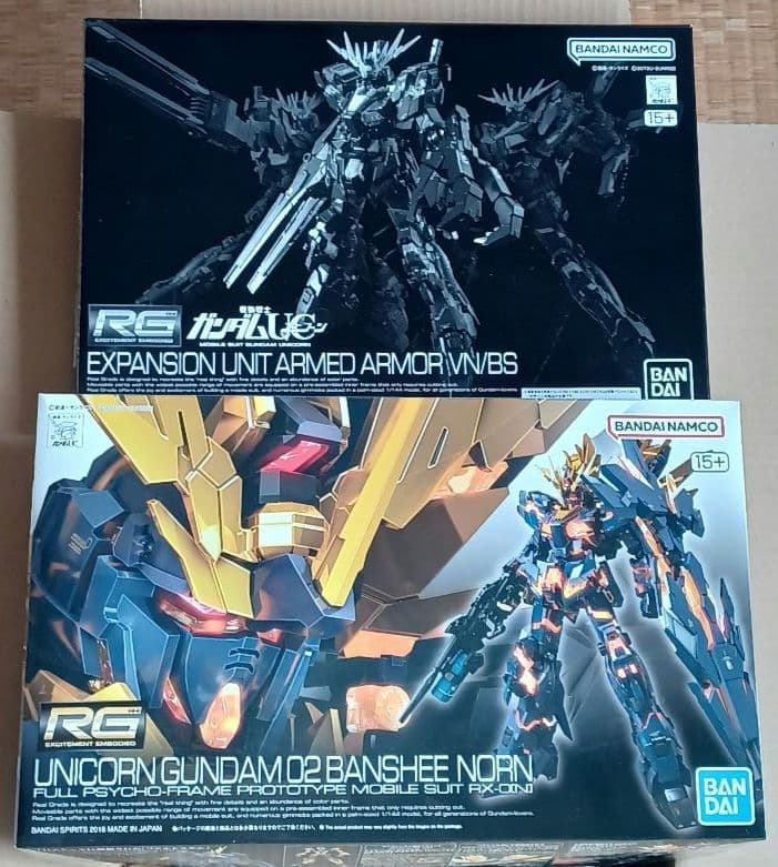 RG ユニコーンガンダム バンシィノルン ＋ 拡張ユニット アームドアーマー