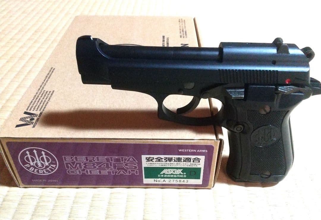 【最終出品日】ウエスタンアームズ ベレッタ M84FS チーター 【ジャンク品】