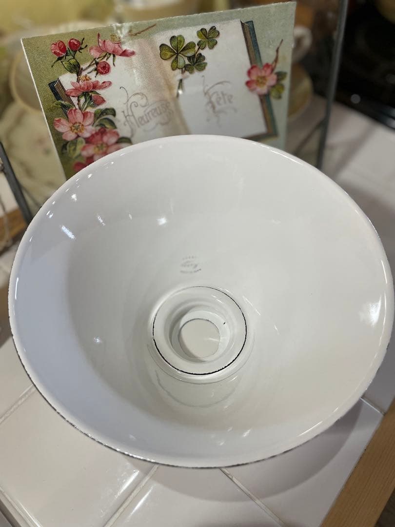 ◆「激レア」マニーロココホーローランプシェード