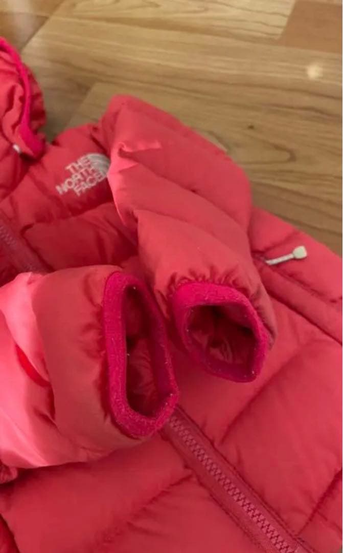 ノースフェイス　アコンカグアフーディ　ダウン　ピンク　80