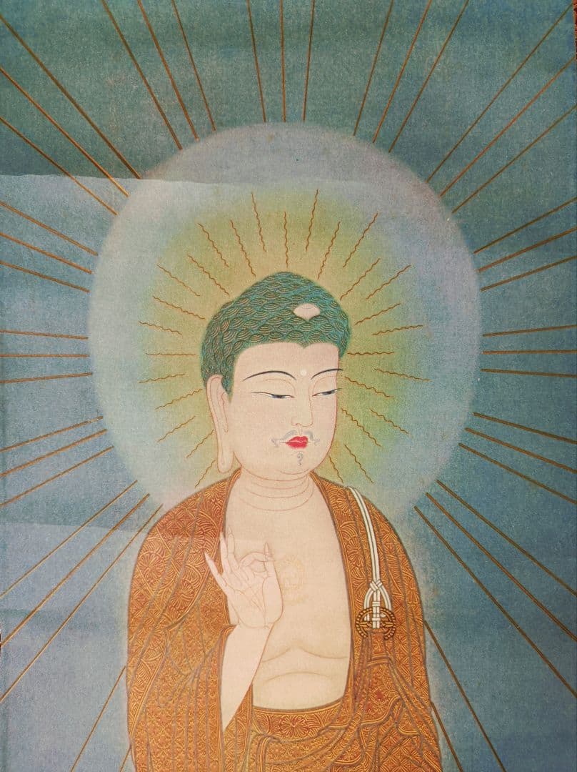 レア 彰久 軸 開運 厄除 絵 阿弥陀如来 蓮 極楽浄土 仏