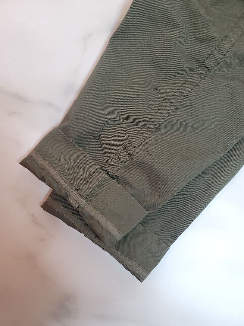 【直営店限定】kolor BEACON /パッカリングパンツ/オリーブ/サイズ3