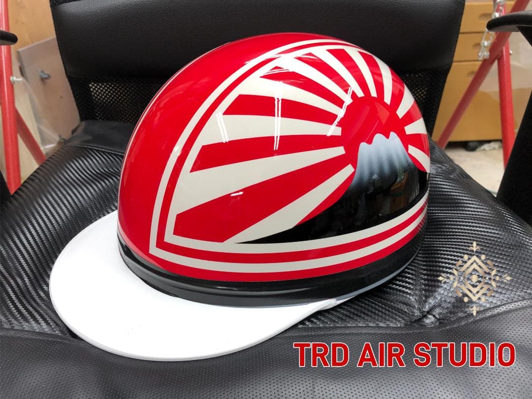 コルク半　カスタム　富士日章　三つボタン　赤白　文字なし　高級クリヤ送料無料