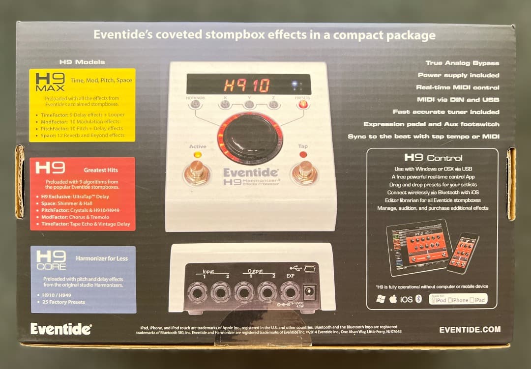 未使用 Eventide H9 MAX H9 Harmonizerイーブンタイド