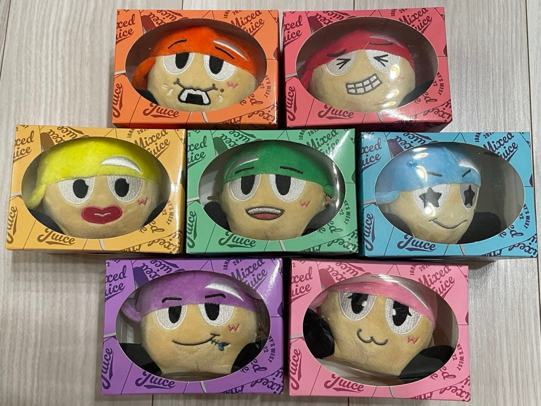 Mixed Juice ヤツぬい　ぶらさげるヤツ　全種セット