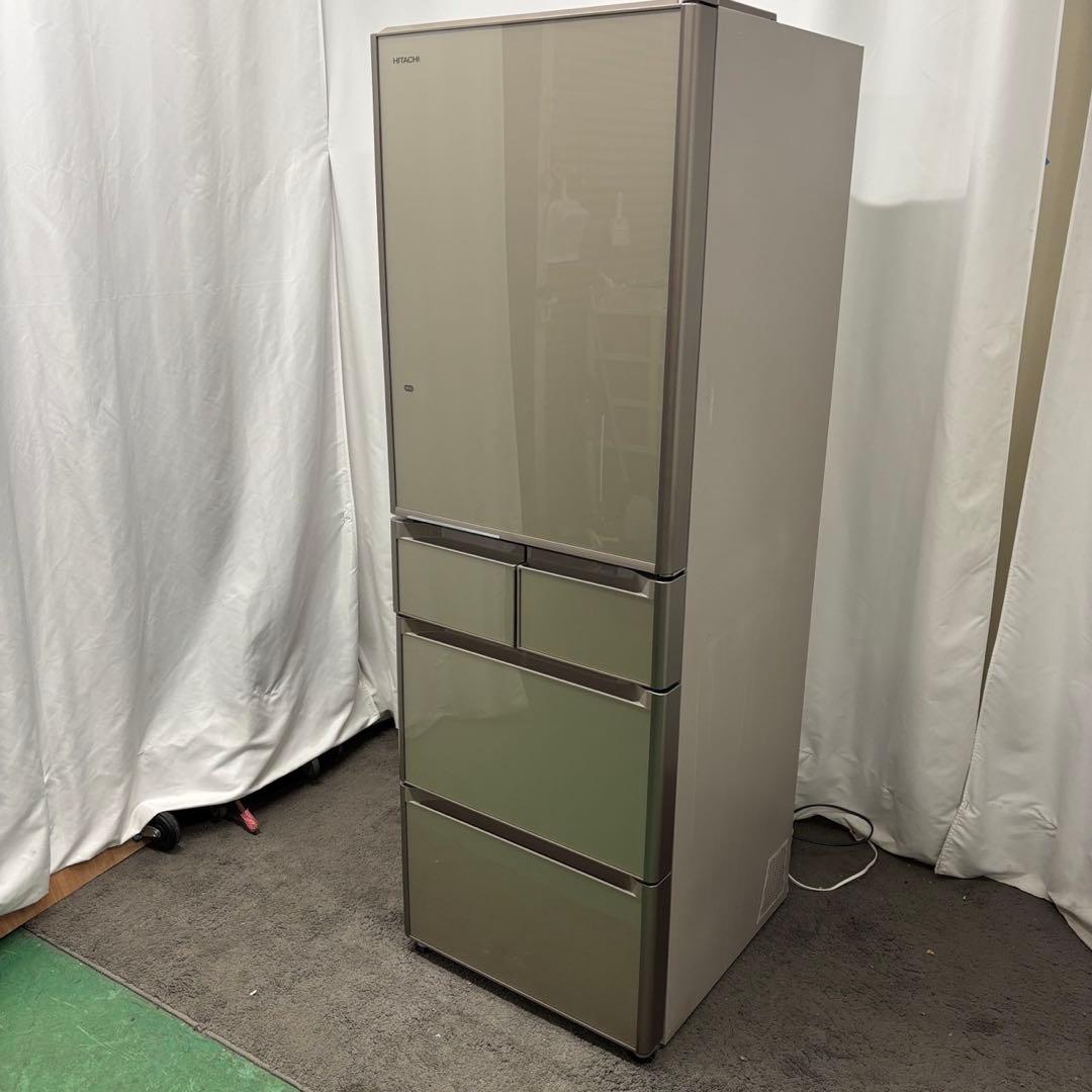 6⭕️冷蔵庫　日立　400-500ℓ　大型　右開き　真チル　安い　設置無料