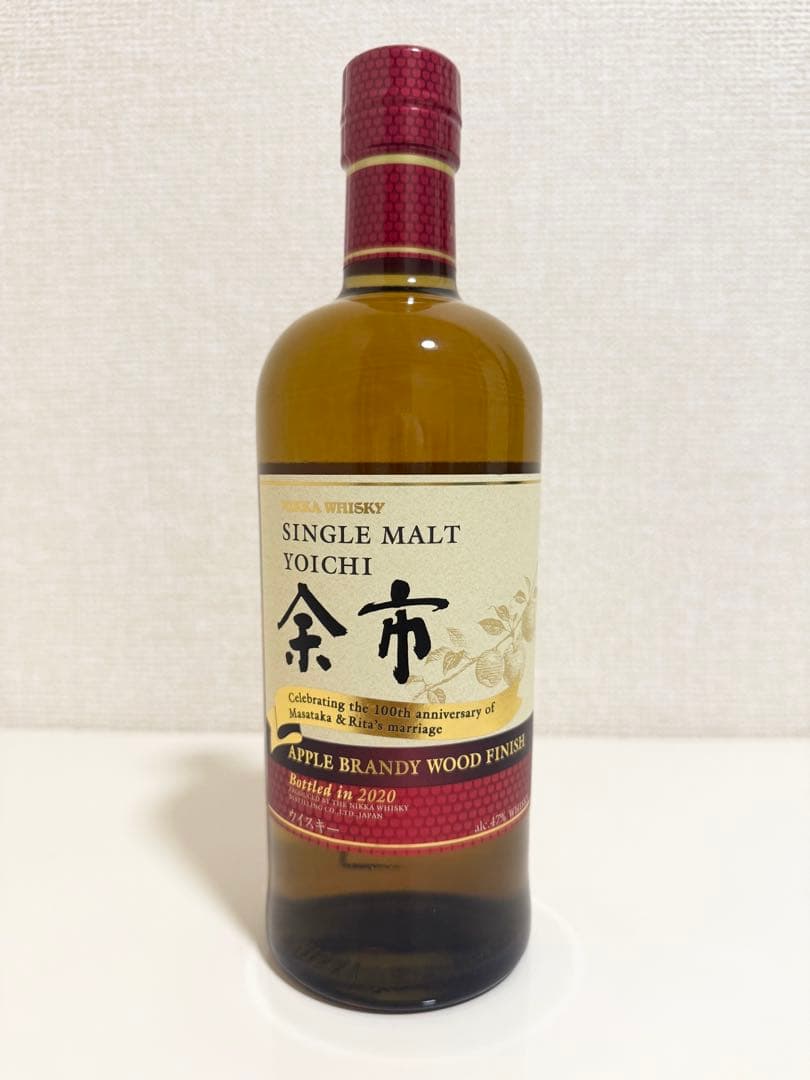 余市 シングルモルト アップルブランデーウッドフィニッシュ 2020年