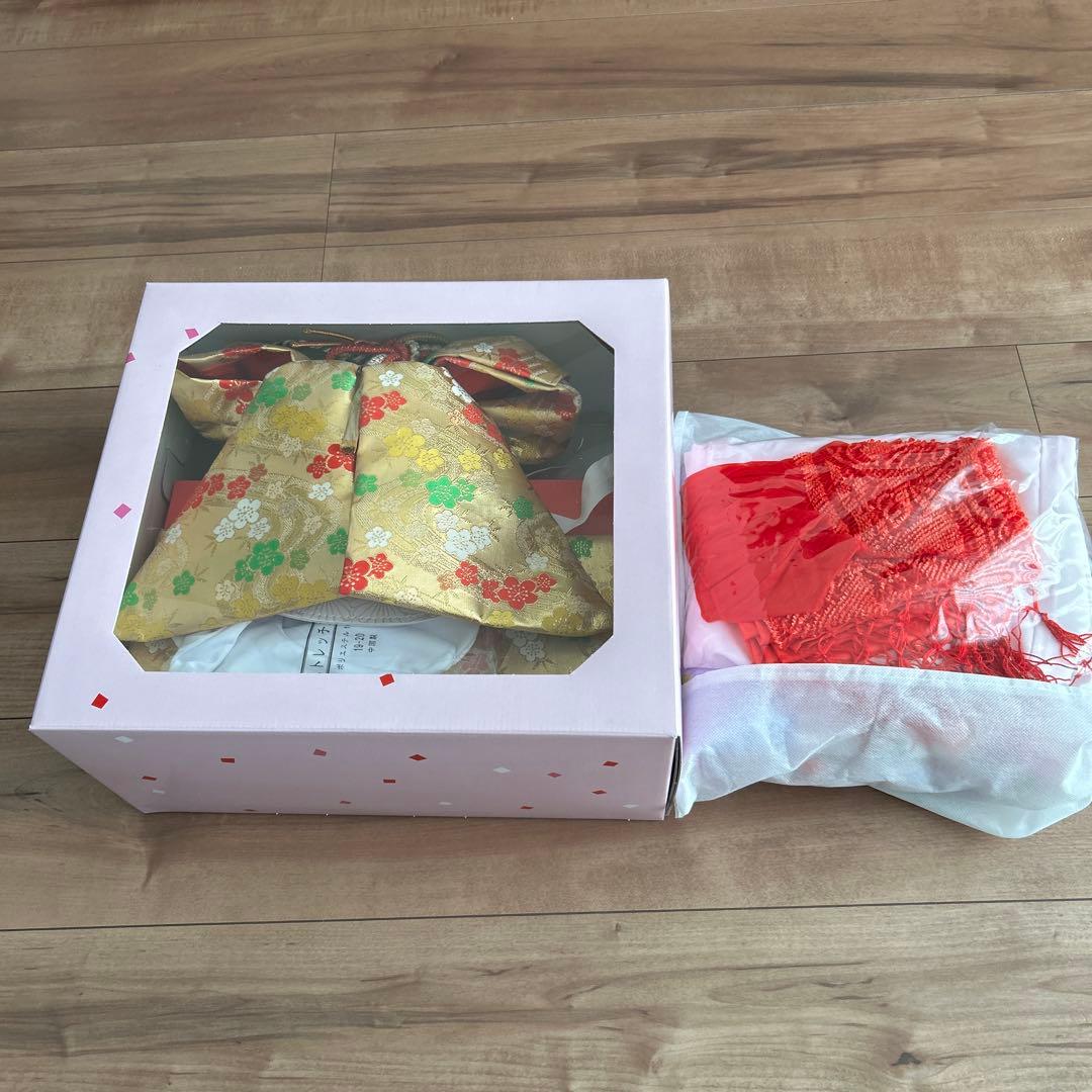 子供用花柄着物 七五三用　15点セット