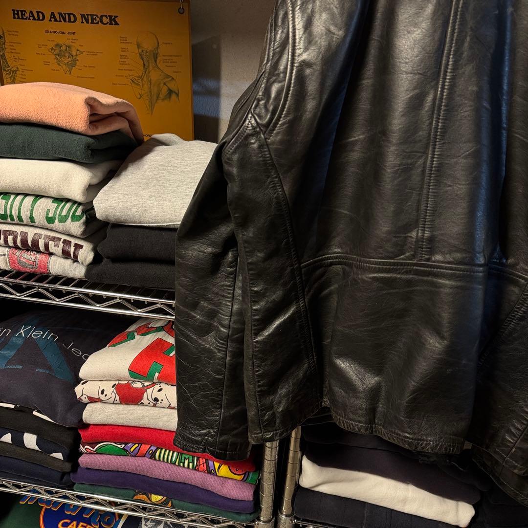 POLOJEANS Ralph Lauren シングルライダース 片ポケ 黒