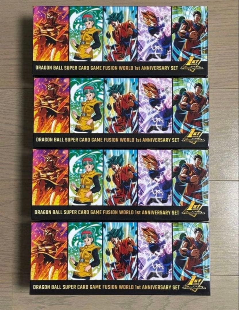 ドラゴンボールスーパーカードゲーム フュージョンワールド　1st 4セット