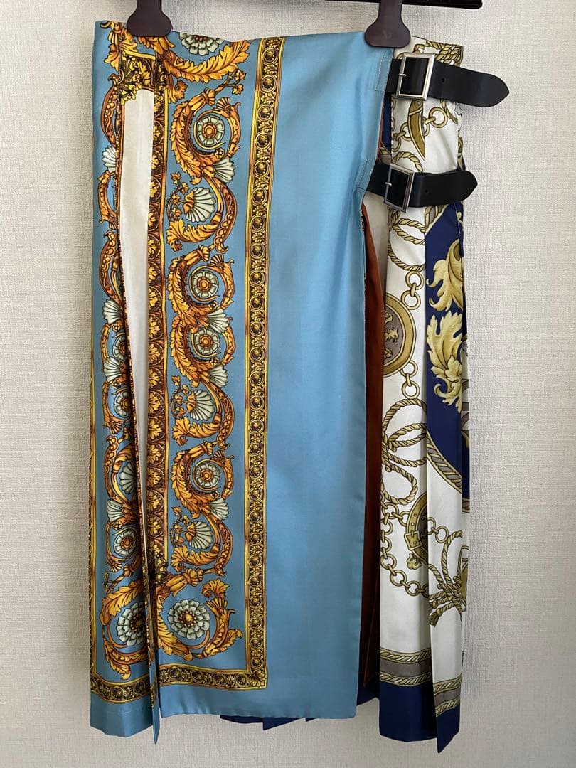 【美品】TOGA トーガ☆スカーフ柄プリーツスカート☆34サイズ