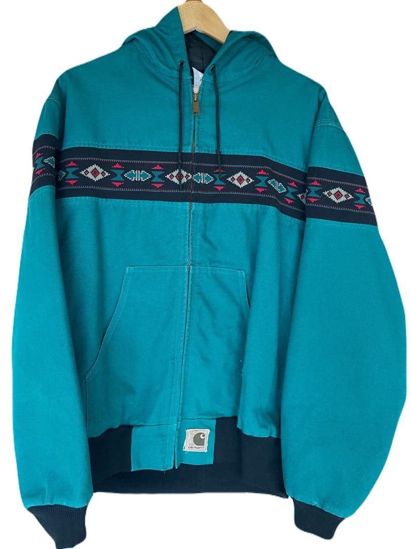 カーハートアクティブジャケット 90S ネイティブ柄