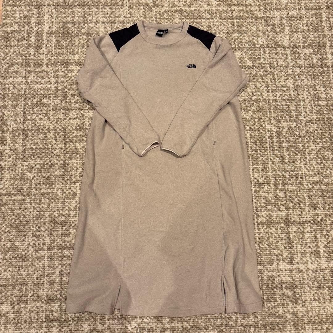 THE NORTH FACE グレージュ 長袖ワンピース SM