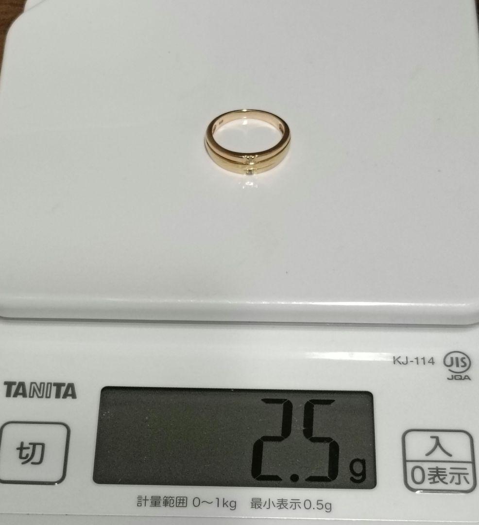 ツツミ K10ピンクゴールドダイヤモンドリング TSUTSUMI