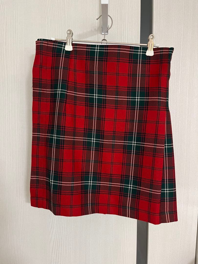 コムデギャルソンシャツガール　タータンチェック プリーツスカート