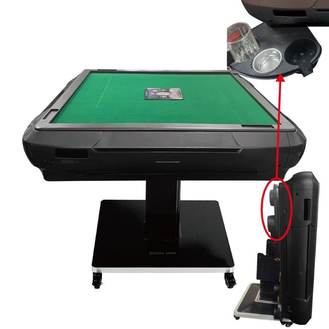 全自動麻雀卓 家庭用　折りたたみ 麻雀卓 全自動卓 牌/28mm マットブラック