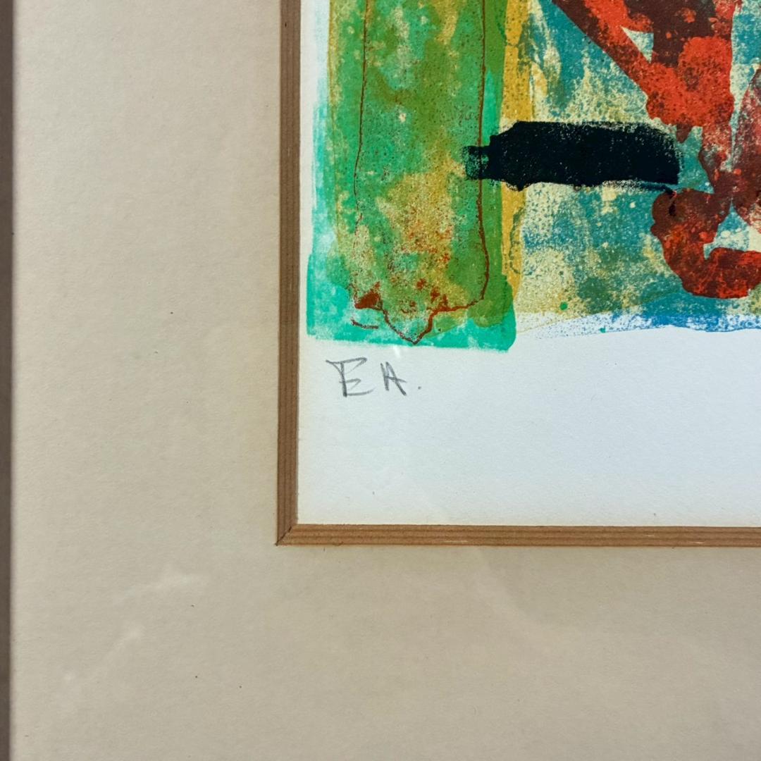 ポール・アイズピリ「パイナップルのある静物」リトグラフ 直筆サイン入 人気画家