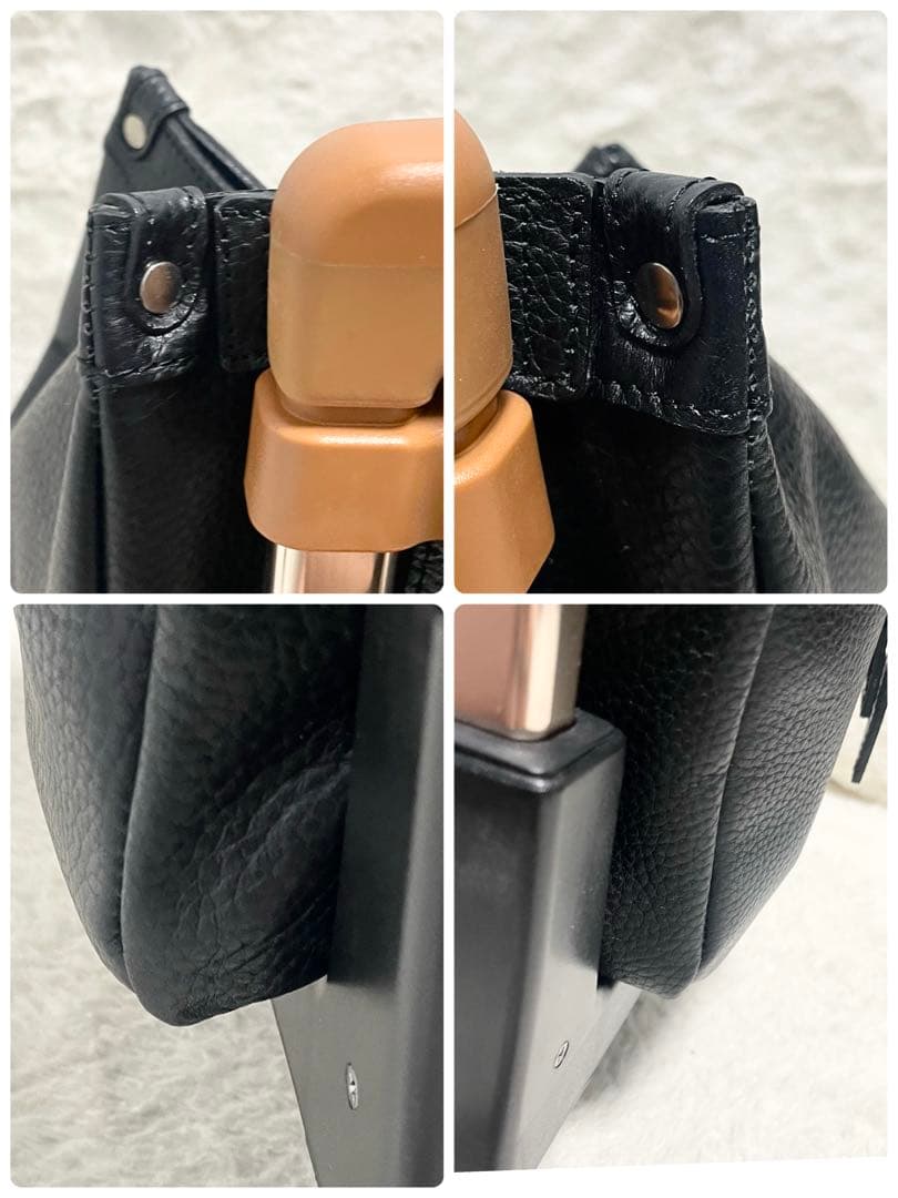 美品 ルコンド レザー 本革 キャリーケース ブラック 黒 大容量 多機能 金具