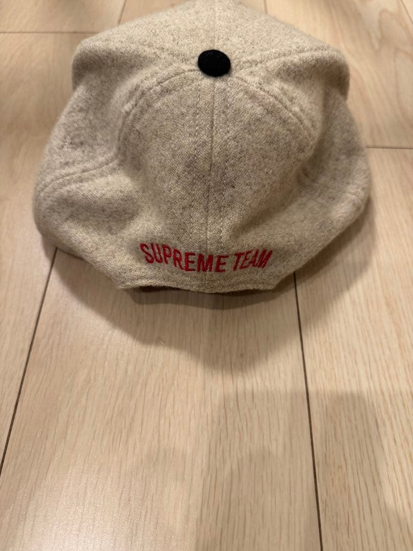 Supreme ウールキャップ ベージュ/黒