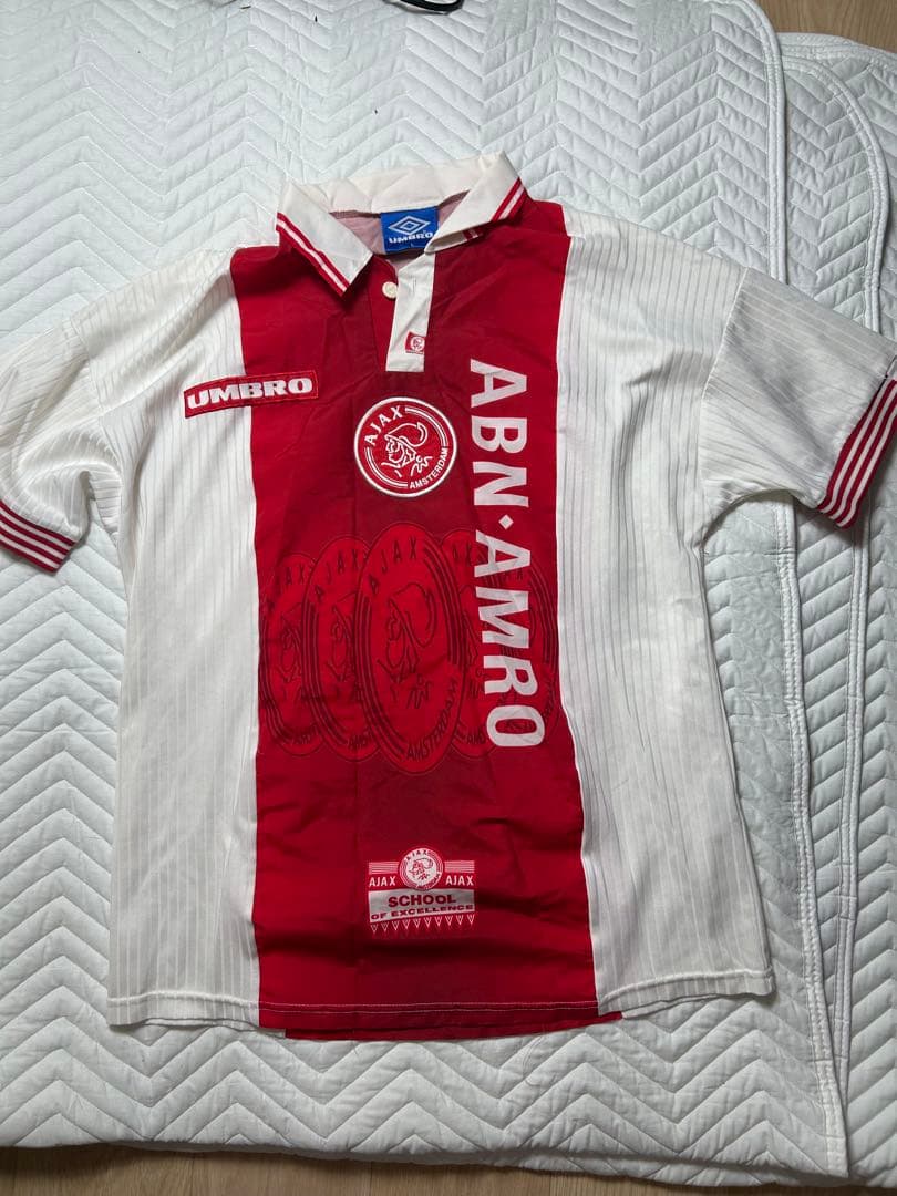 【90s】umbro アンブロ　ajax アヤックス　サッカー　ユニフォーム