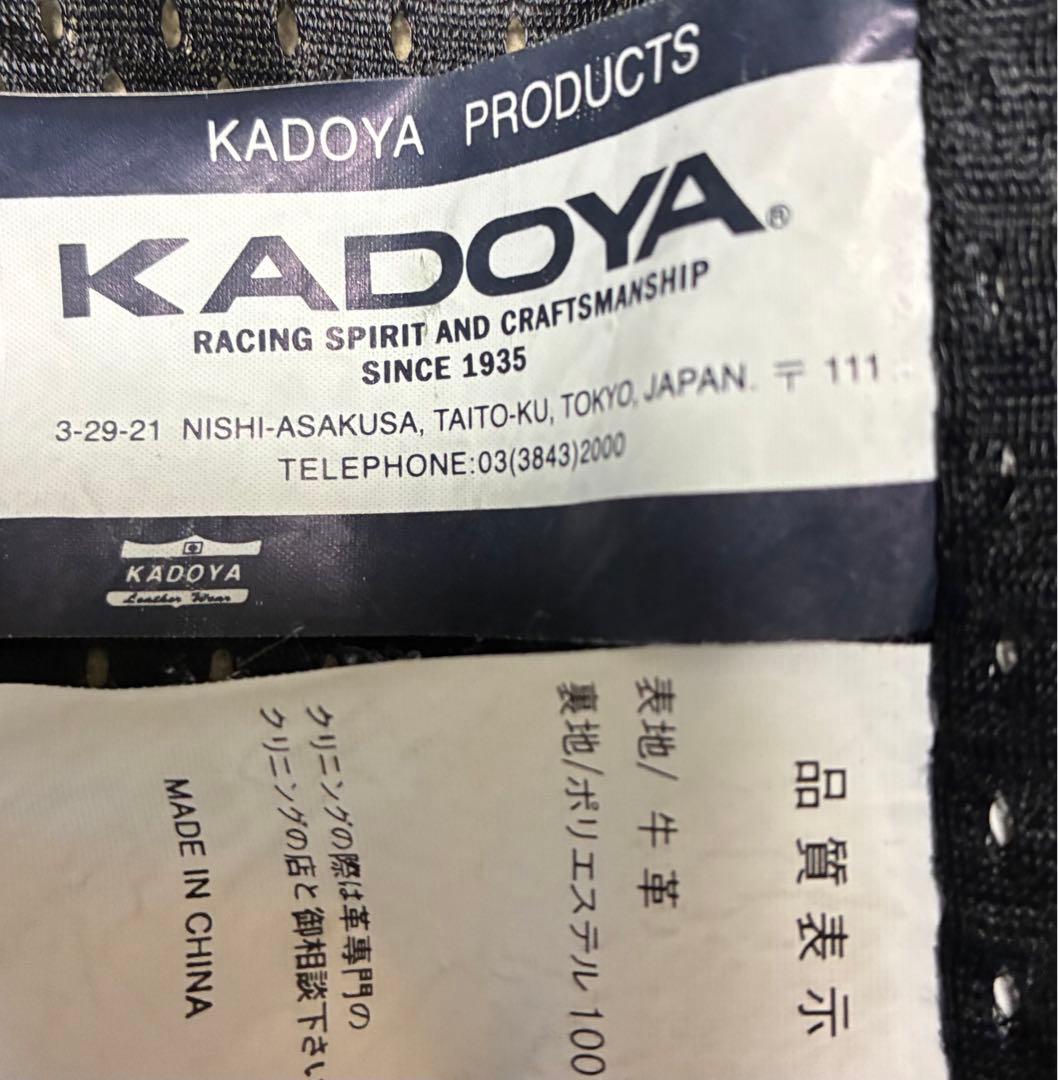 【美品】KADOYA カドヤ レザー ジャケット M