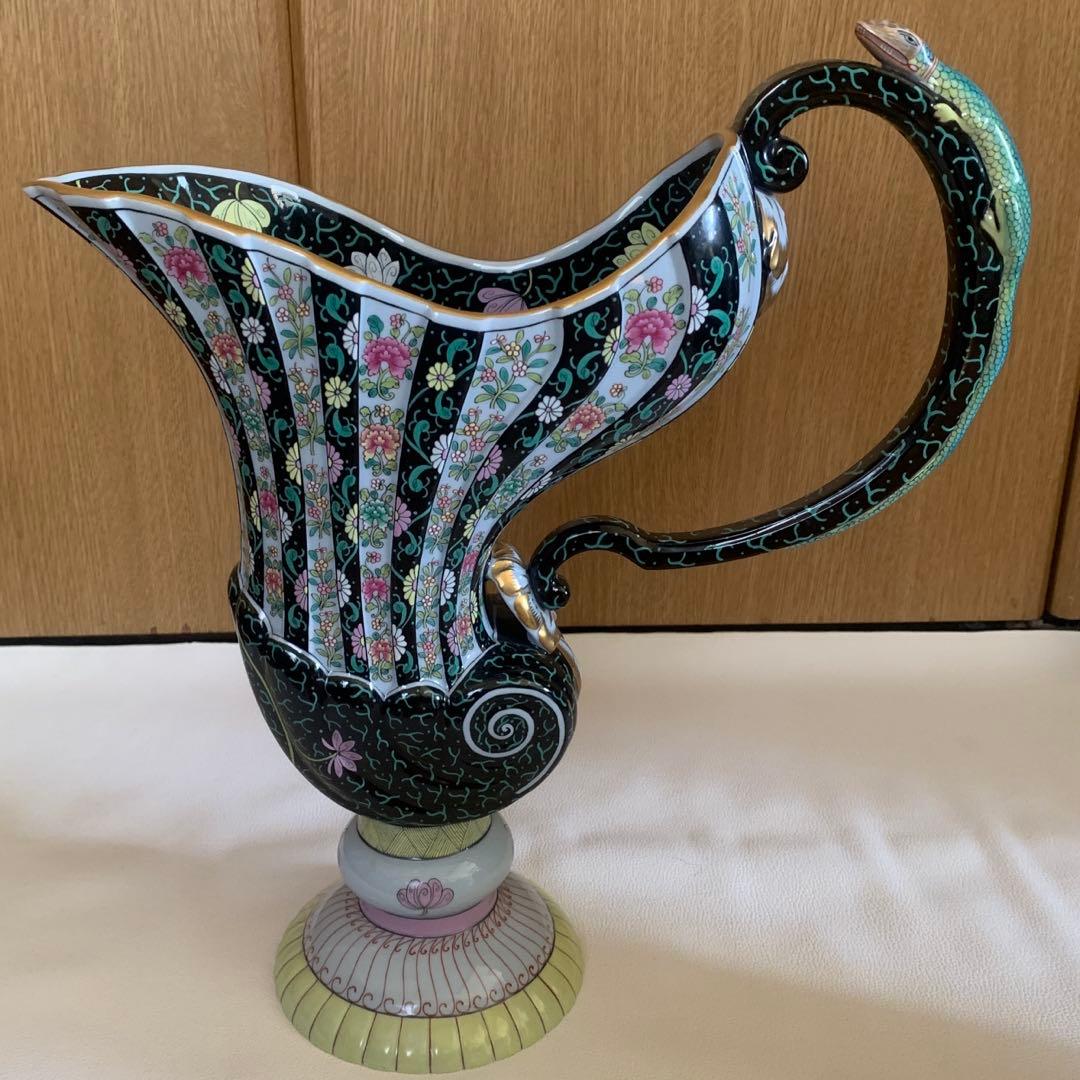 希少 ジャグ HERENND シノワズリ 西安の黒