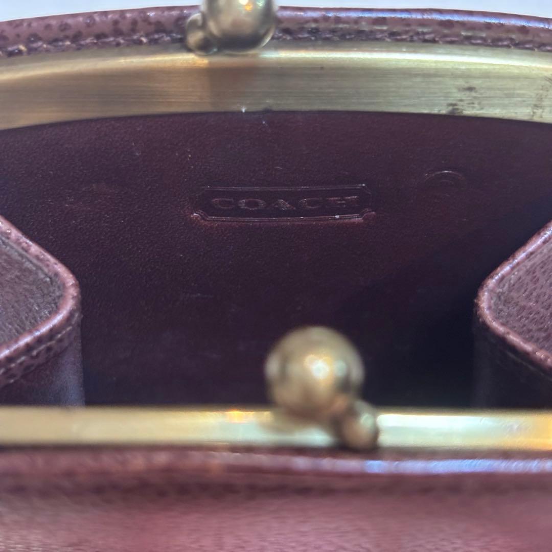 OLD COACH オールドコーチ がま口 ケース イタリア製