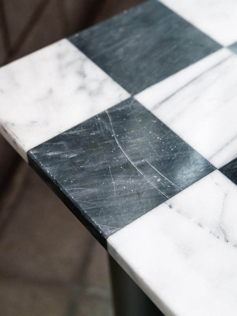 【こう】大理石 ヴィンテージ センターテーブル