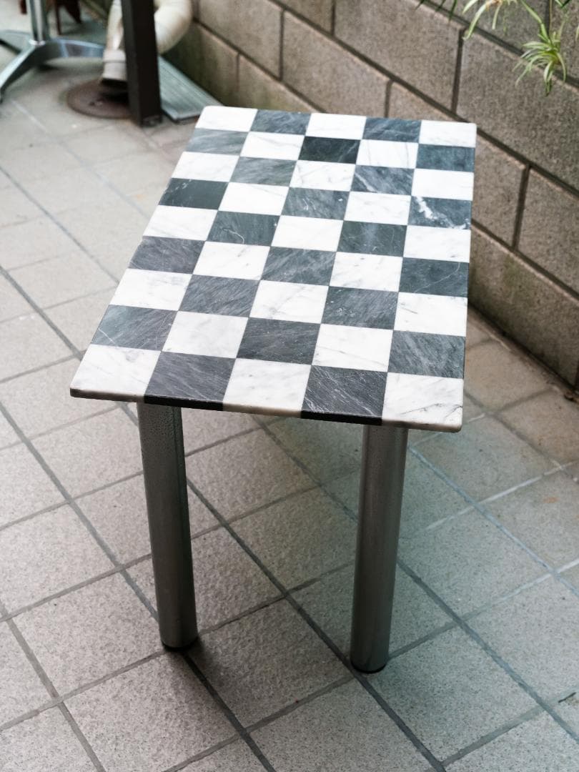 【こう】大理石 ヴィンテージ センターテーブル