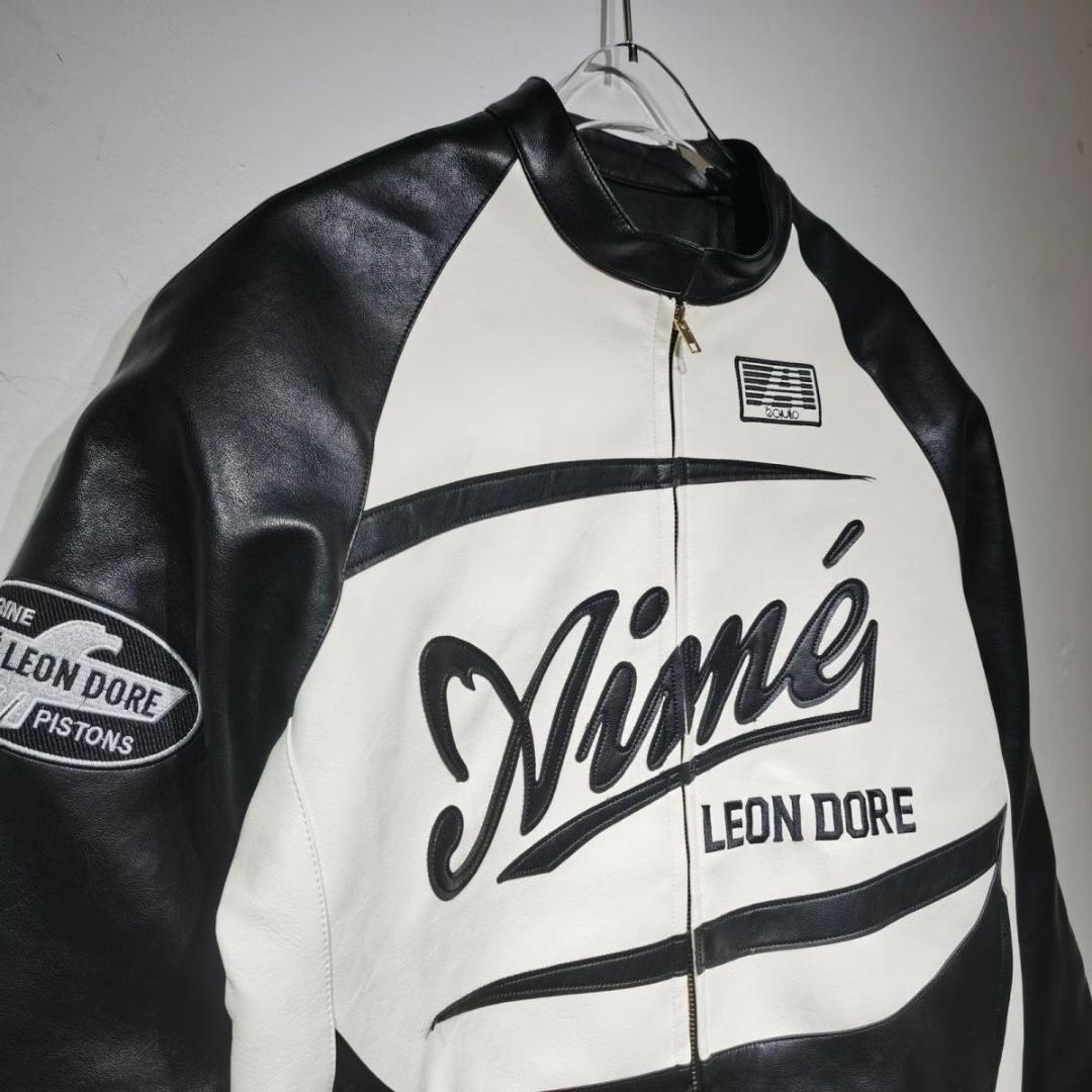 ジャケット・アウター Aime Leon Dore Caferacer leatherjacket M