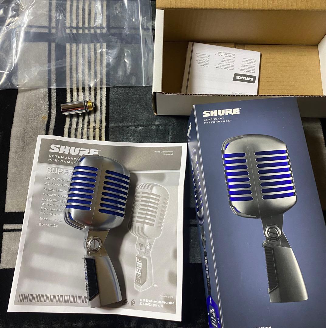 SHURE Super 55 ダイナミックマイク ガイコツマイク