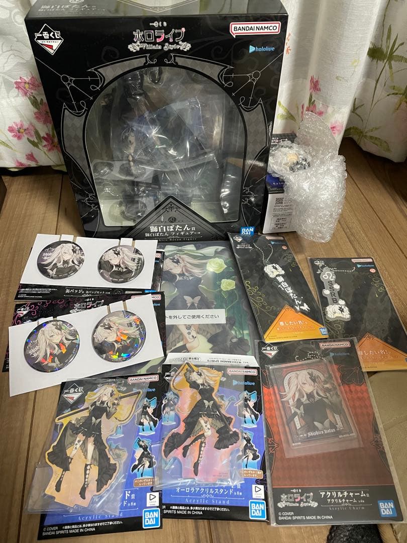 ホロライブ　一番くじ　獅白ぼたん フルコンプセット　10点　フィギュア　他