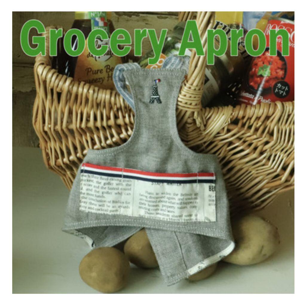 新品未使用　アトリエgg　アトリエジジ　Ateliergg　グロッサリーエプロン