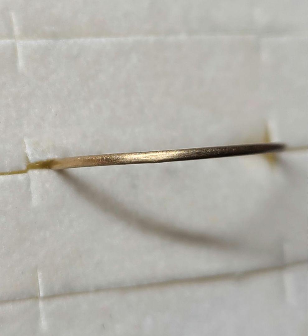 重ねづけにもぴったりです!★18金プレーンリング★