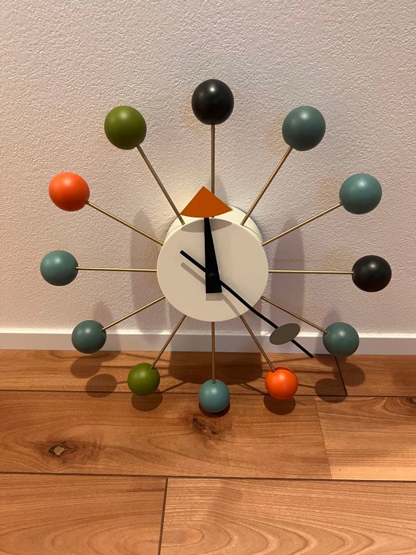 ジョージ・ネルソン　ボールクロック　マルチカラー