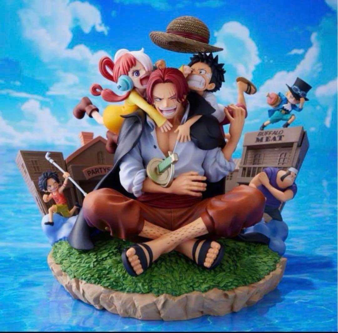 シャンクス　フィギュア新品未開封ワンピース　JC104巻　　ジオラマ　シャンクス