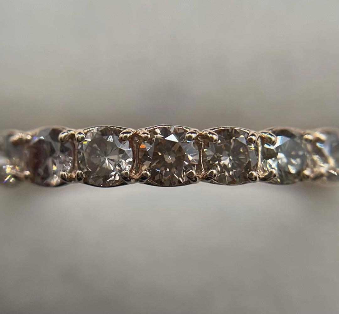 JA5★高級 ダイヤモンド1ct K18PG エタニティ リング