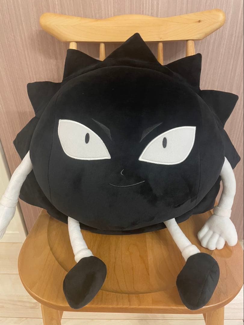 ボボボーボ・ボーボボ 大きなドンパッチぬいぐるみ　黒ZOZOコラボ