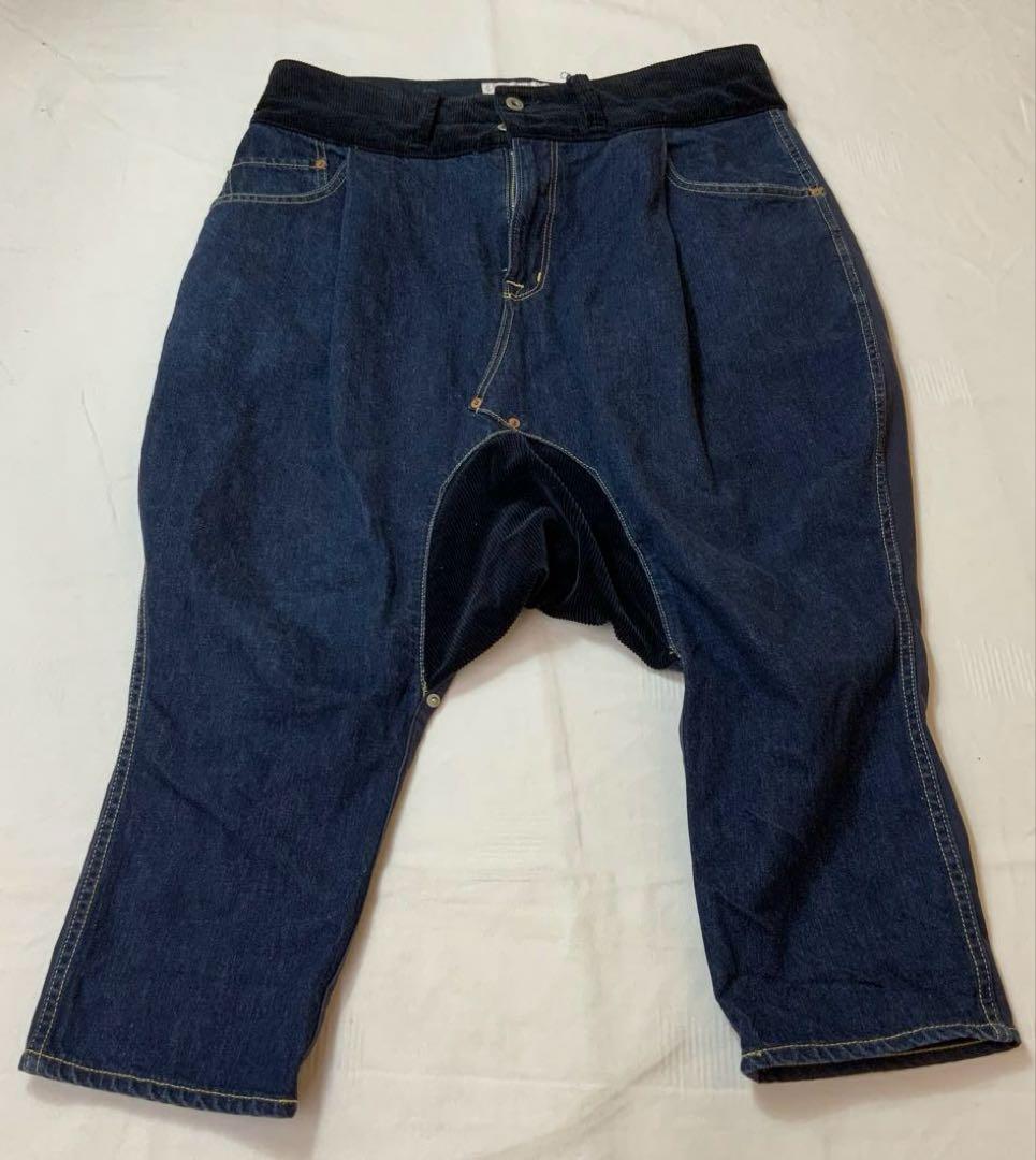 GANRYU コムデギャルソン デニム サルエルパンツ EL-P003