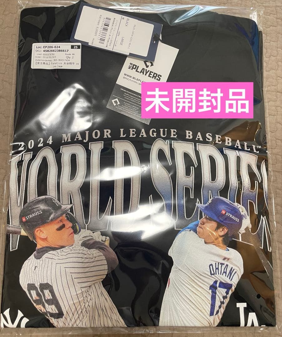 MLB 正規品 2024ワールドシリーズ Tシャツ ジャッジ vs 大谷