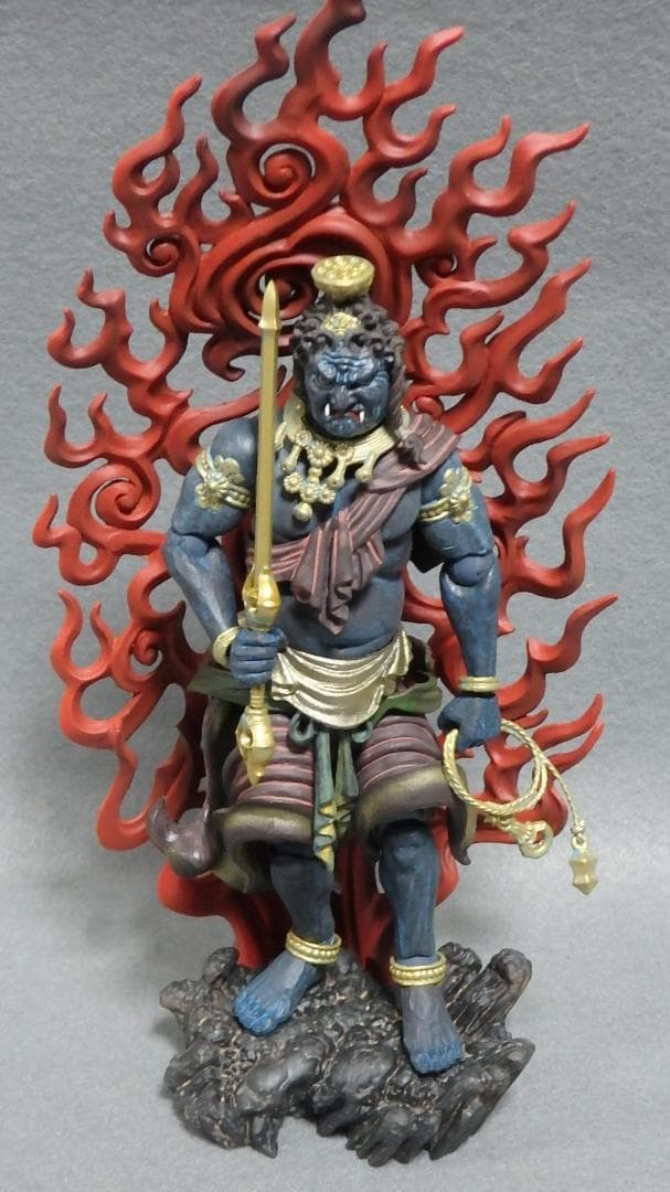 タケヤ式自在置物 不動明王 青不動 リボルテックタケヤ フィギュア 海洋堂