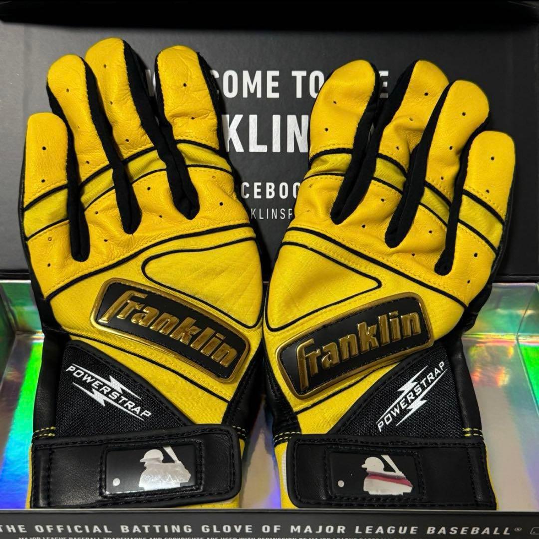 Franklin Custom Powerstrap 黄×黒 Mサイズ バッテ