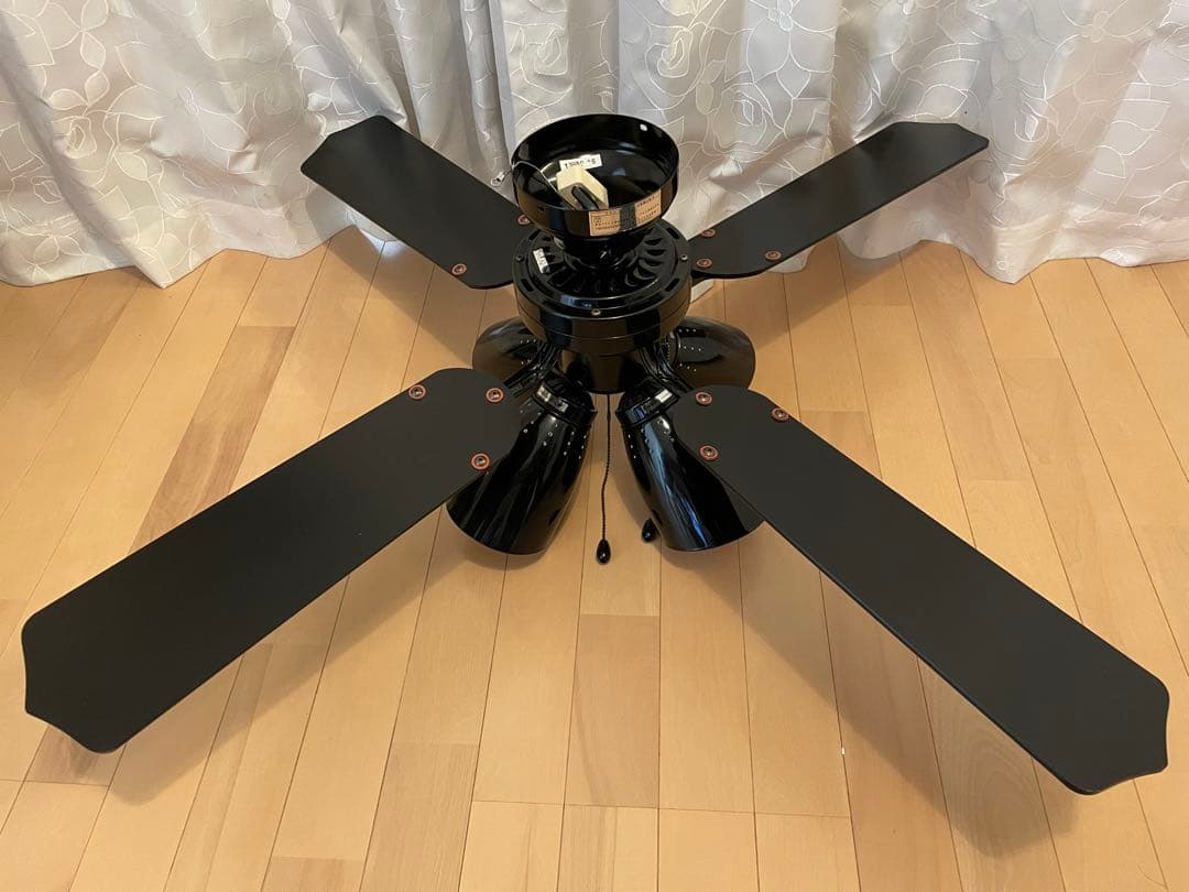 [Oshin]シーリングファン　アンティーク調　４灯