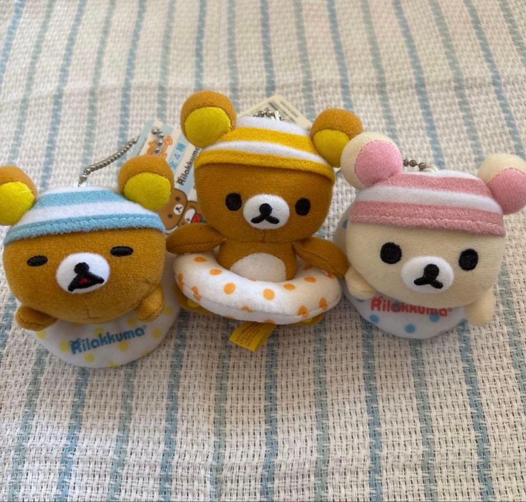 リラックマ　コリラックマ　うきわマスコットキーチェーン