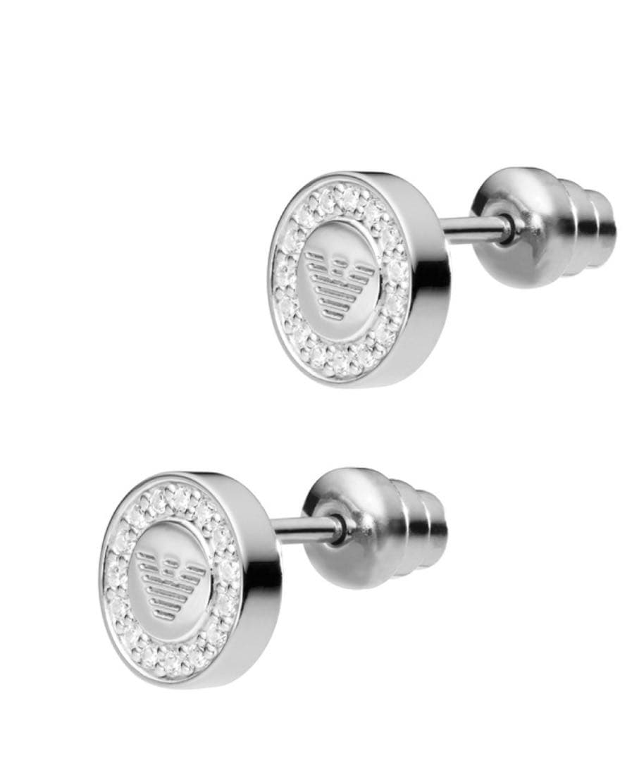 新品未開封 エンポリオ・アルマーニ ピアス シルバー